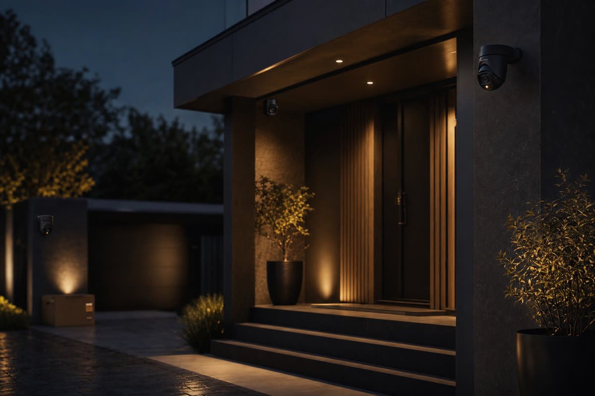 Camera Placement: Coverage, Privacy, and the Three-Camera Front Door