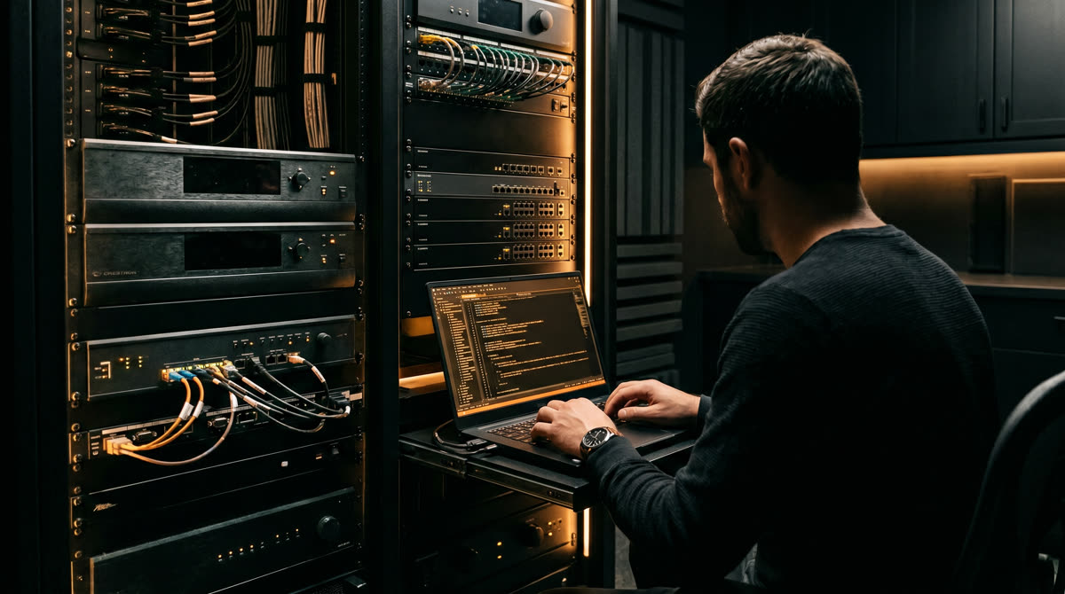 What a Crestron Programmer Actually Does. Restrepo Innovations