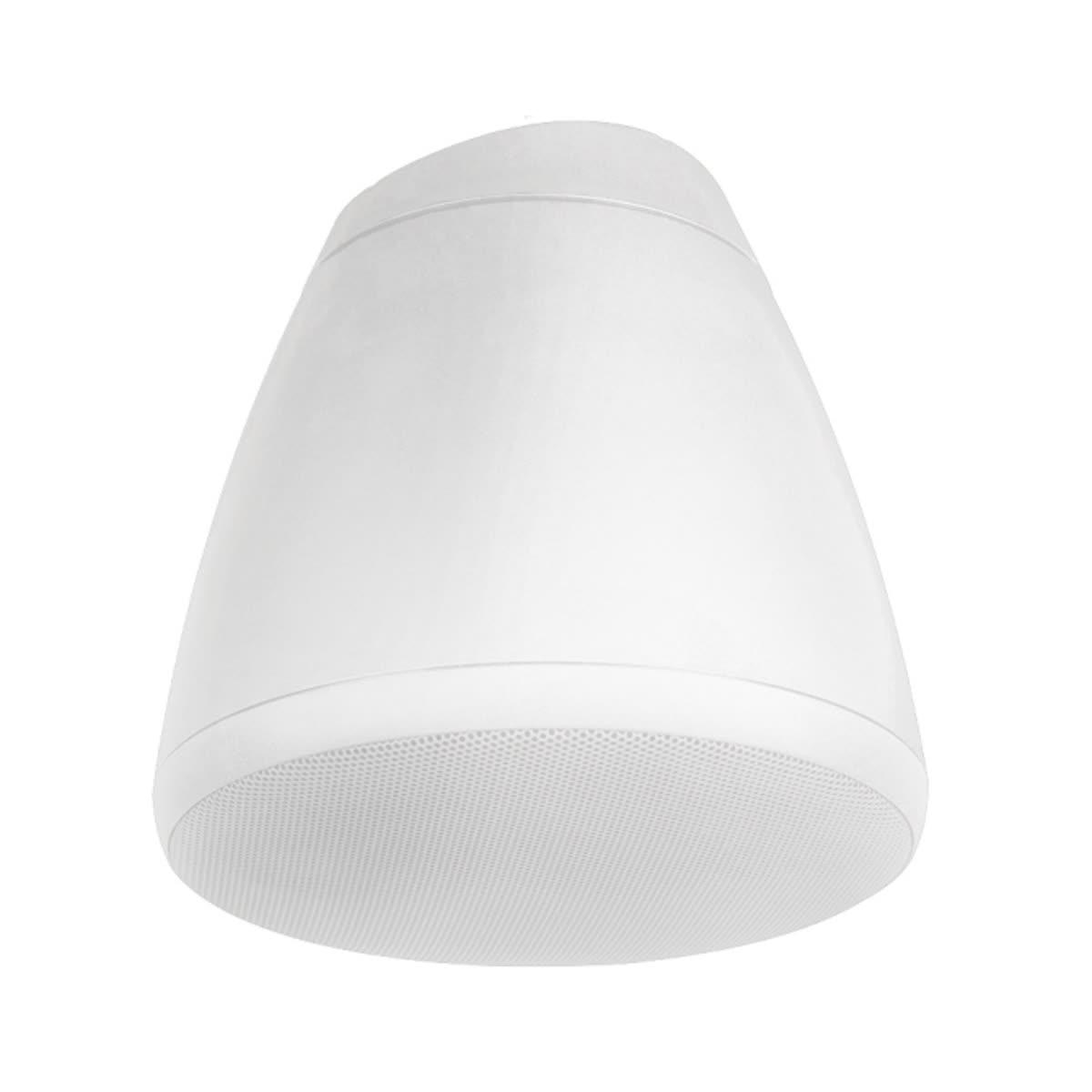 Close-up of a SoundTube open-ceiling pendant loudspeaker, the product line MSE Audio is best known for in commercial spaces