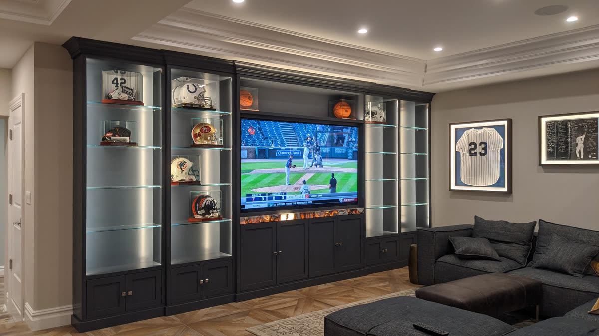 Smart home lighting installation detail by Stellmann Electrical in Whitestone, Queens, NY