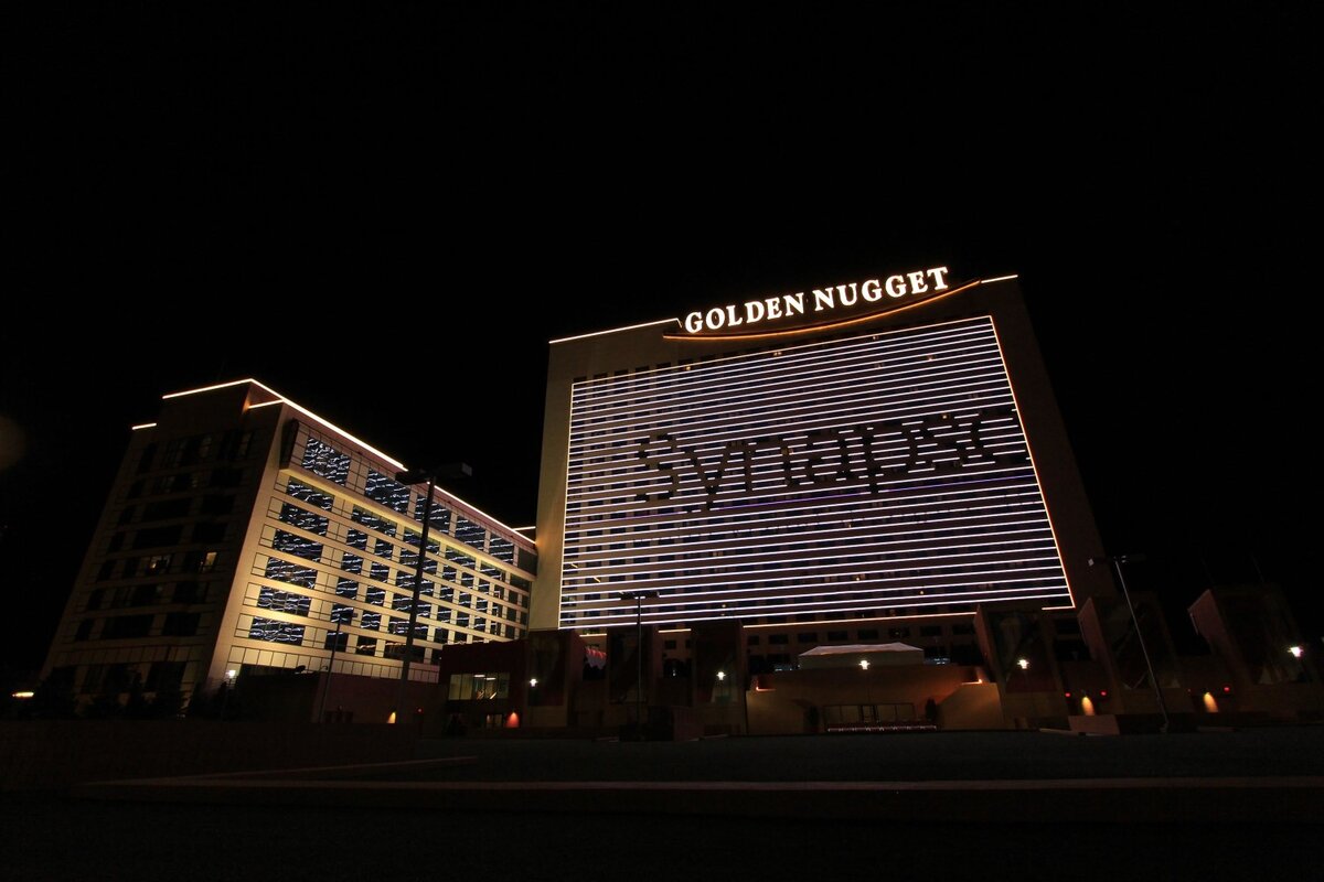 Synapse Audio Visual Designs entertainment and hospitality AV project at Golden Nugget Atlantic City casino