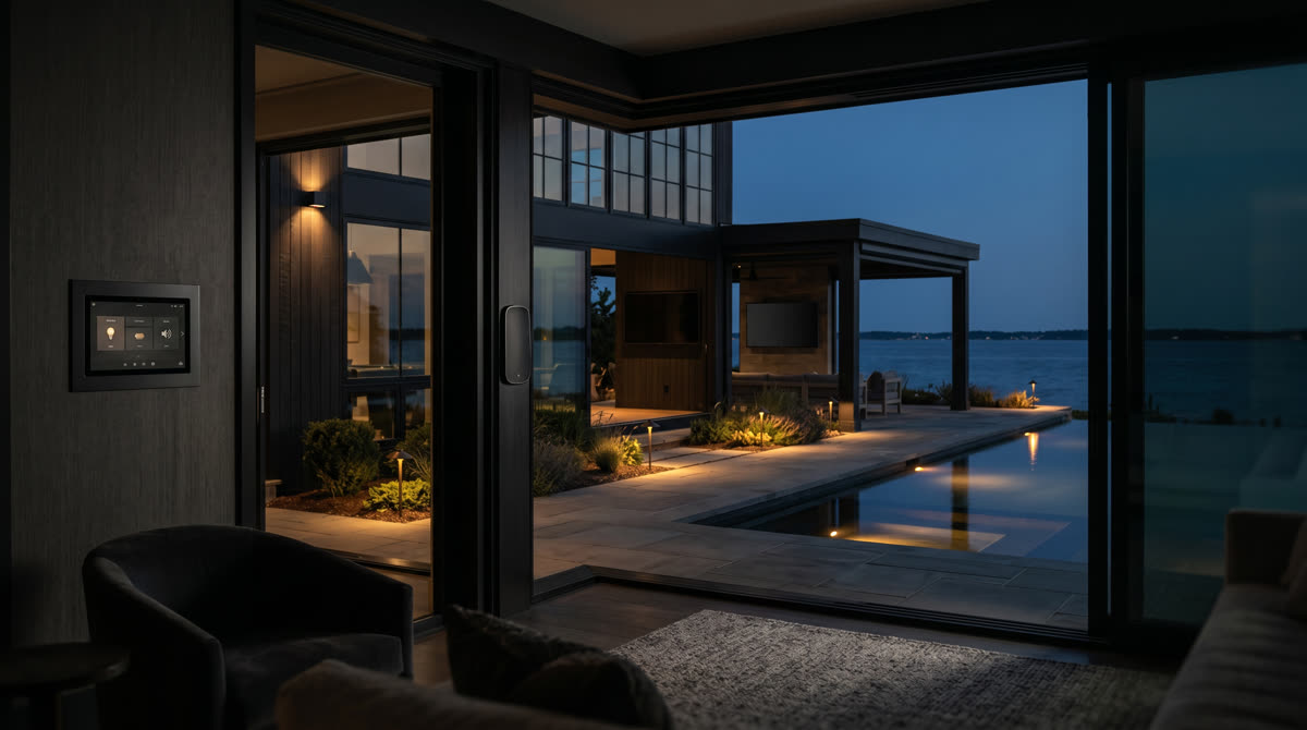 Technology for a Waterfront Estate: Indoor, Outdoor, and Everything Between. Restrepo Innovations
