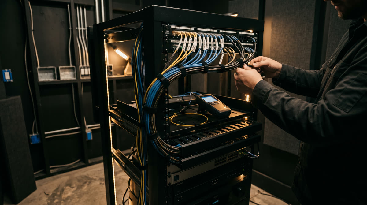 What Actually Goes Into a Structured Cabling Job. Restrepo Innovations