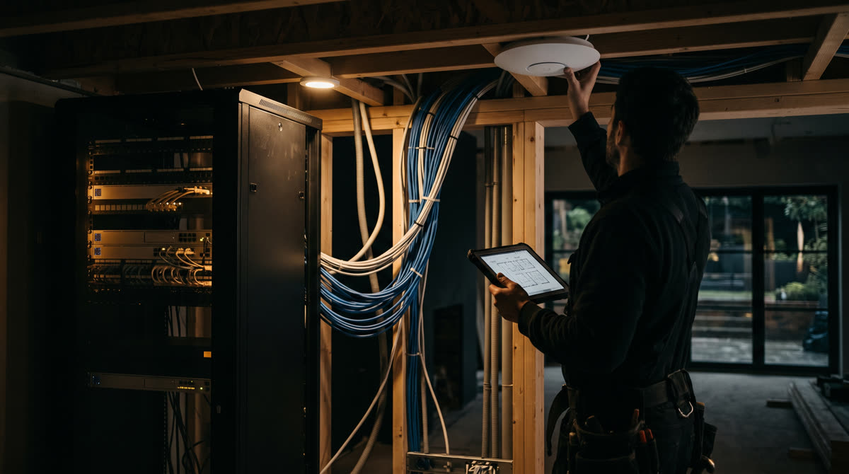Where to Put WiFi Access Points in a Luxury Home. Restrepo Innovations