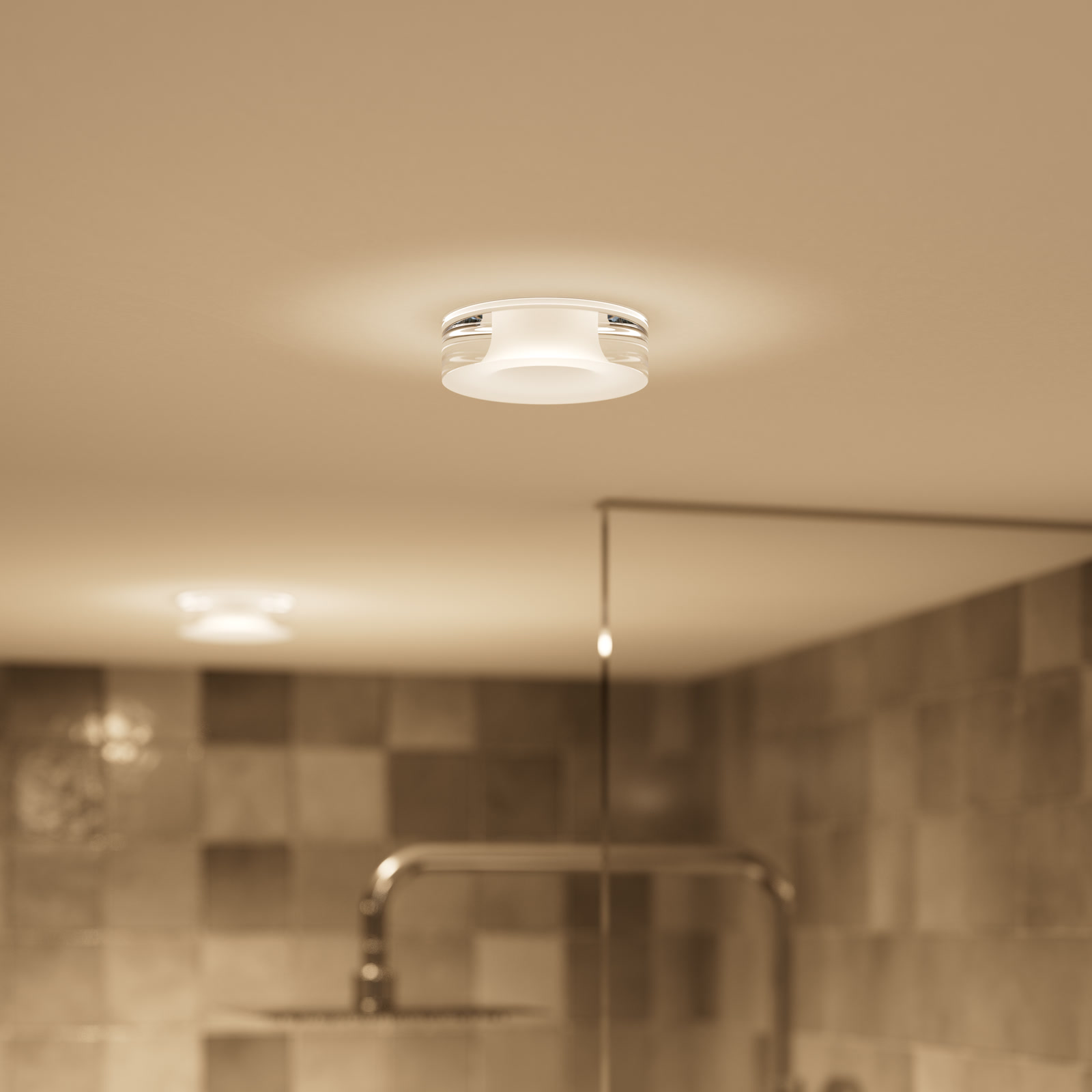 DMF Lighting modular LED downlight in a luxury interior