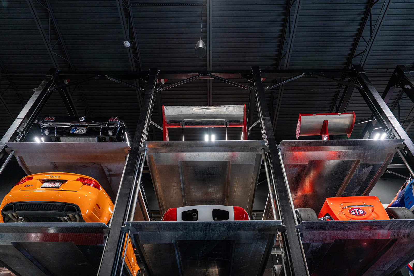 Sonance commercial audio install at Rahal Performance — performance facility