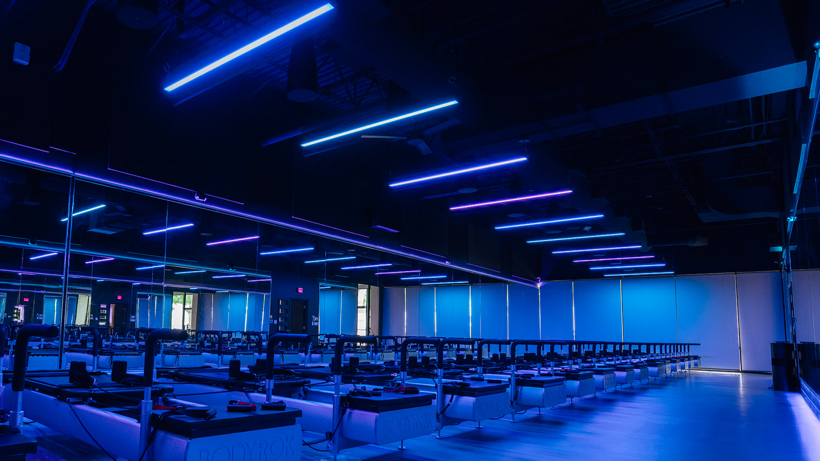 Sonance audio at BODYROK fitness studio — boutique commercial install