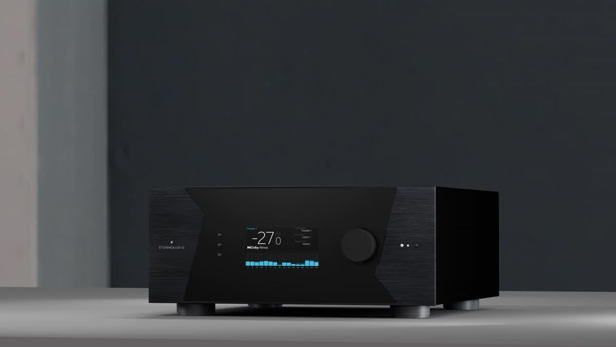 StormAudio ISP Elite MK3 immersive sound processor for luxury home theater