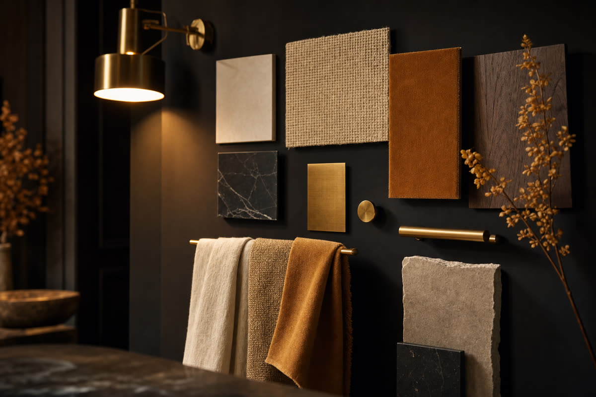 Luxury interior with invisible integrated AV and custom lighting control