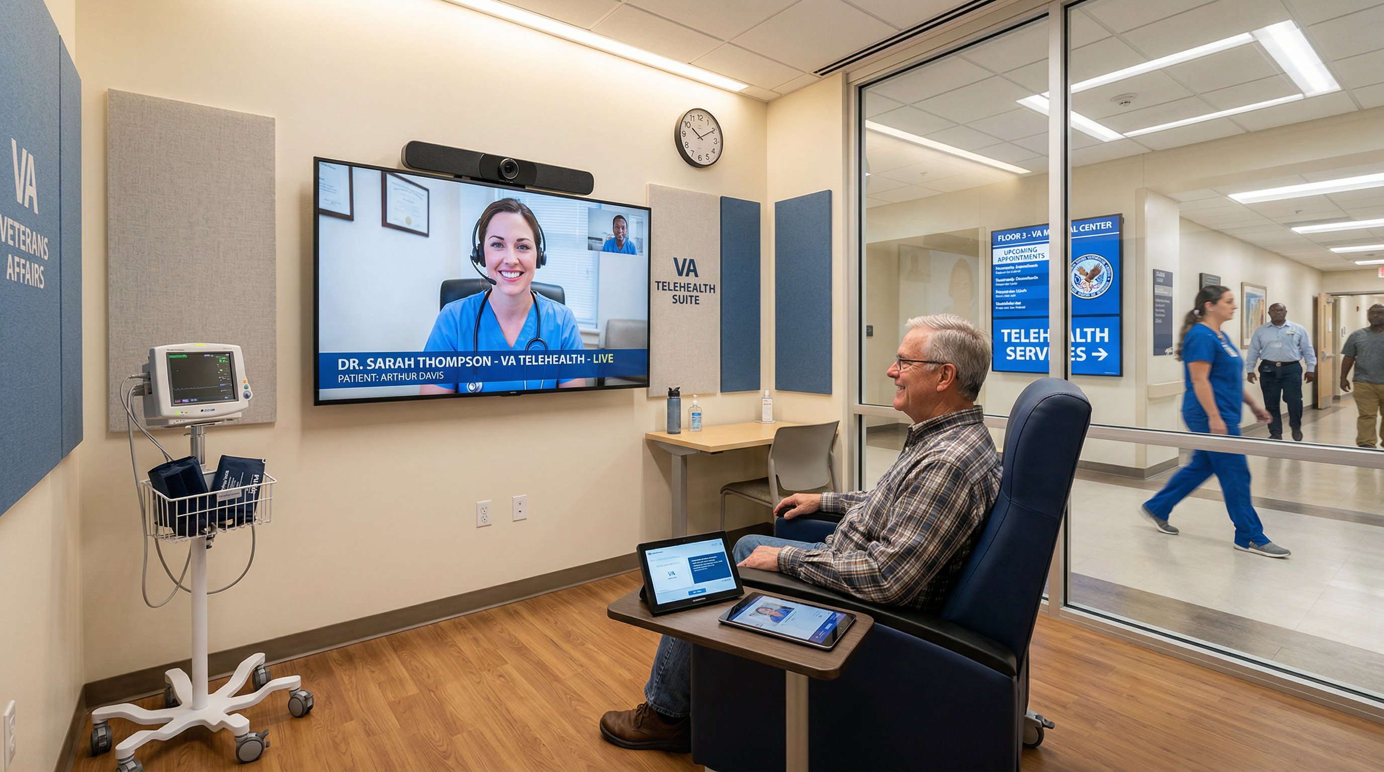 VA healthcare and telehealth AV systems