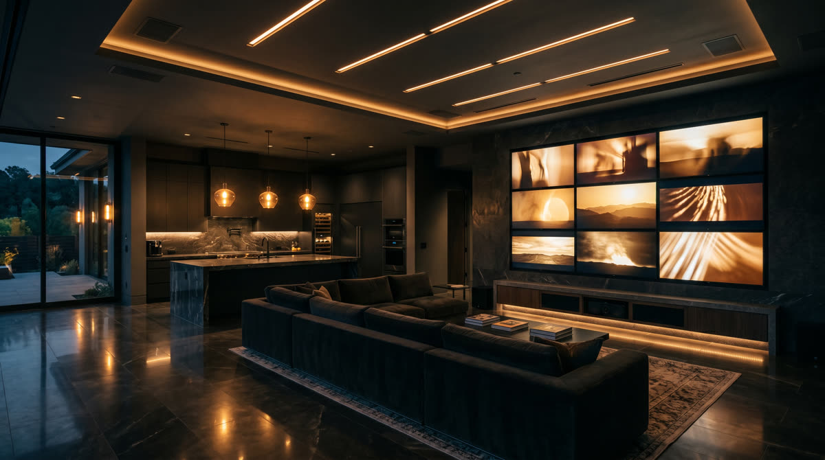 Distributed AV systems by Restrepo Innovations, whole-home and commercial audio video distribution in NJ, NY, and CT
