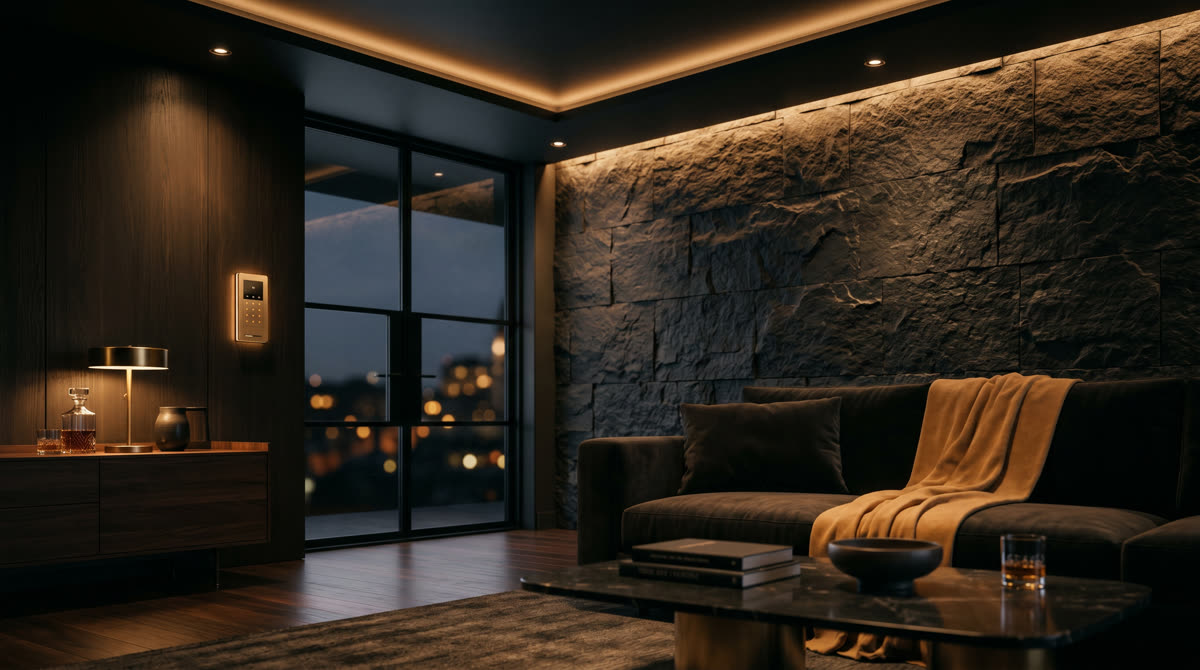 Lighting Design and control services by Restrepo Innovations, Crestron and Lutron lighting in NJ, NY, and CT